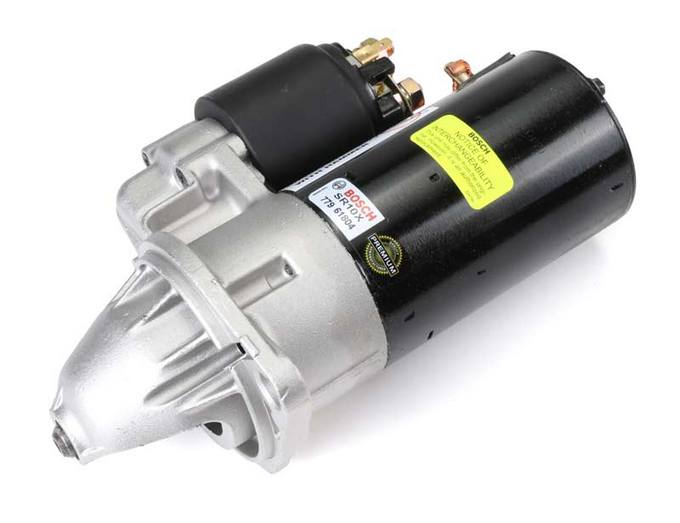 Audi VW Starter Motor (Rebuilt) 034911023X - Bosch SR10X